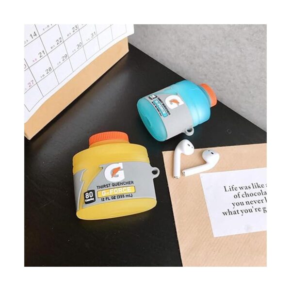 Airpod Gen 12 Funda de silicona suave linda de dibujos