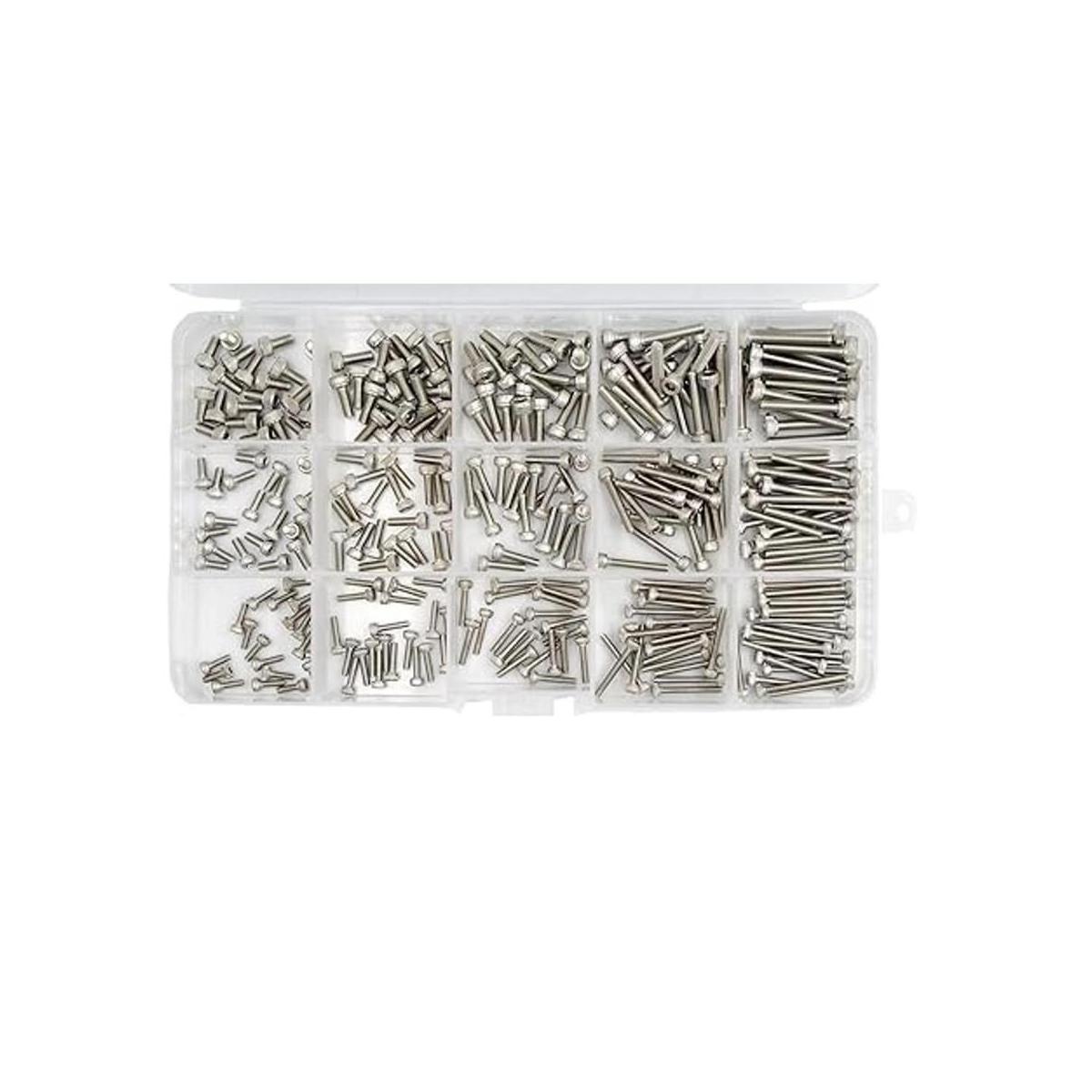 hvazi 300pcs Métricas M2 M2.5 M3 acero inoxidable Hex