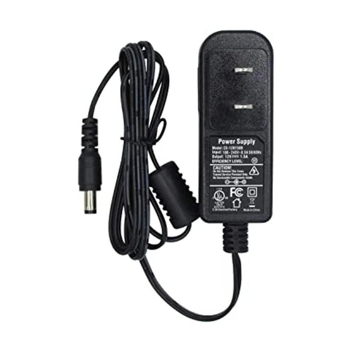 AC to DC 12V 1.5A Power Supply Adapter Barrel Plug 5.5mm