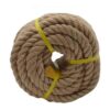 Cuerda de cáñamo natural de 50 pies x 1 pulgada cuerda de