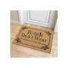 GXFC ZHAO Funny Welcome Felpudo decorativo para puerta de_2