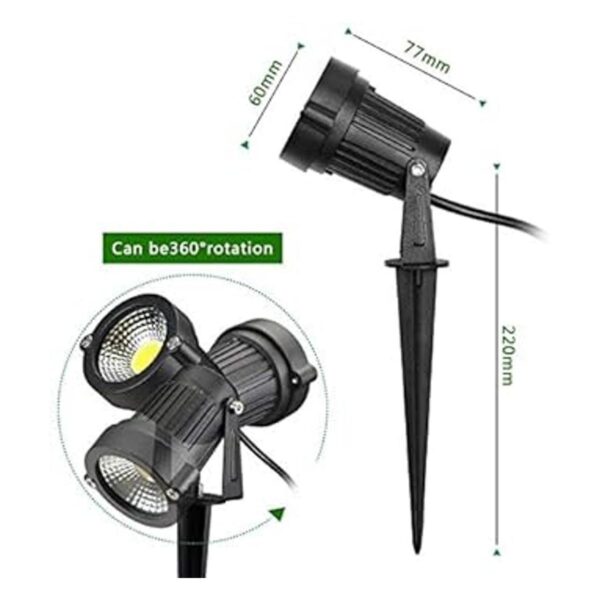 Luces LED de paisaje foco de jardín para exteriores de 5_2