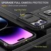 ZenRich Rugged Case for iPhone 14 Pro with Tempered Glass_5