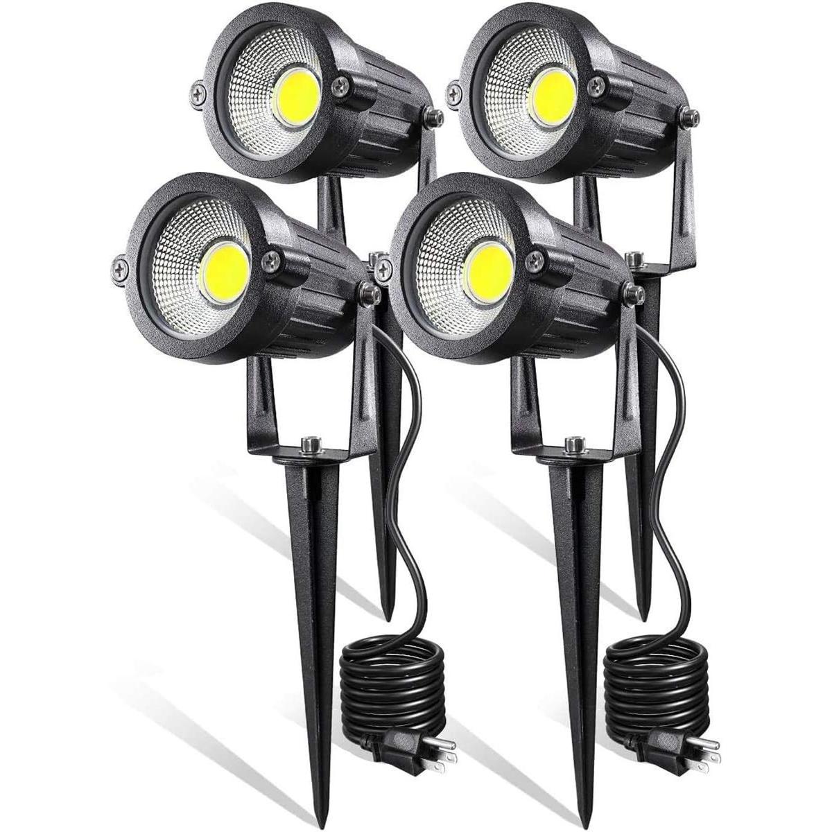 Luces LED de paisaje foco de jardín para exteriores de 5