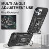 ZenRich Rugged Case for iPhone 14 Pro with Tempered Glass_2