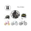 2 juegos de banderas de bicicleta con poste 6 pies de_5