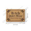 GXFC ZHAO Funny Welcome Felpudo decorativo para puerta de_4