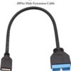 zdyCGTime Cable de extensión USB 3.1 para placa base ASUS_2