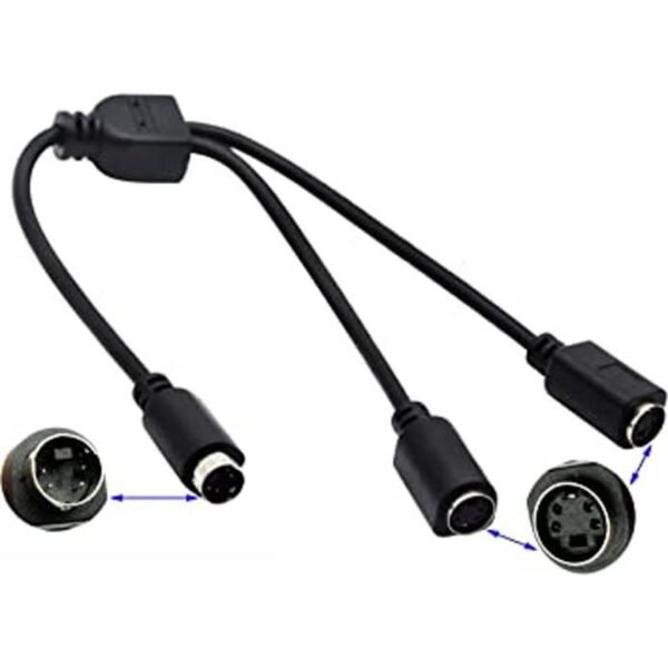 CGTime SVideo 4 pines Mini DIN Y Splitter Cable de 4 pines_1