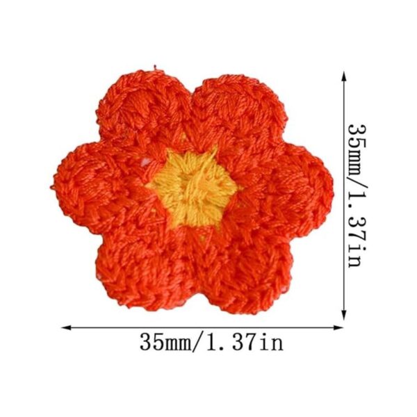Parche de flores yyyangz 30 piezas de 6 colores para_2