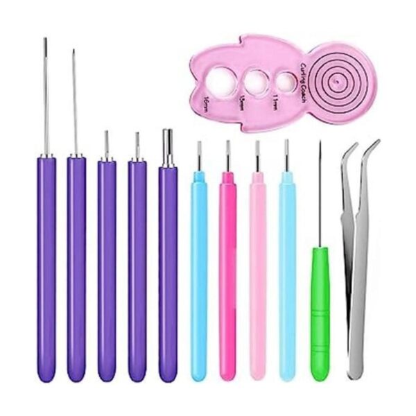 Paquete de 12 herramientas de quilling de papel juego de_1
