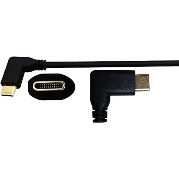 zdyCGTime Cable de extensión tipo C 3.1 90 grados USB 3.1