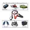 zdyCGTime Cable de extensión para conector SAE 14 AWG