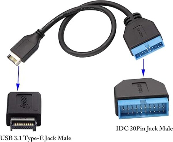 zdyCGTime Cable de extensión USB 3.1 para placa base ASUS_4