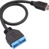 zdyCGTime Cable de extensión USB 3.1 para placa base ASUS_1
