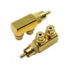 CGTime Adaptador divisor RCA de 90 grados en ángulo recto_1