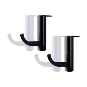 yueton 4pcs Blanco y Negro auricular Headset percha de_1