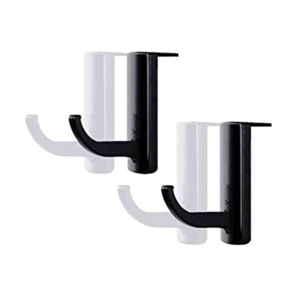 yueton 4pcs Blanco y Negro auricular Headset percha de_1
