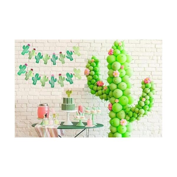 Banner de fiesta de cactus de 9.8 pies decoración de