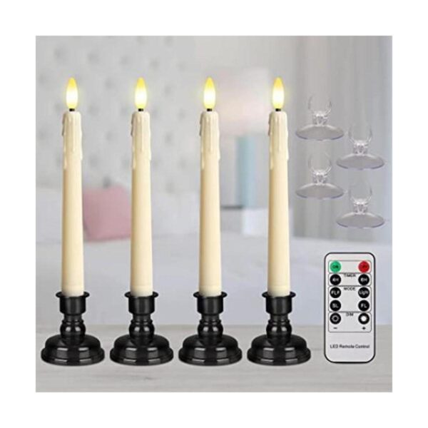 Yunsheng Velas LED de ventana con temporizador remoto_1