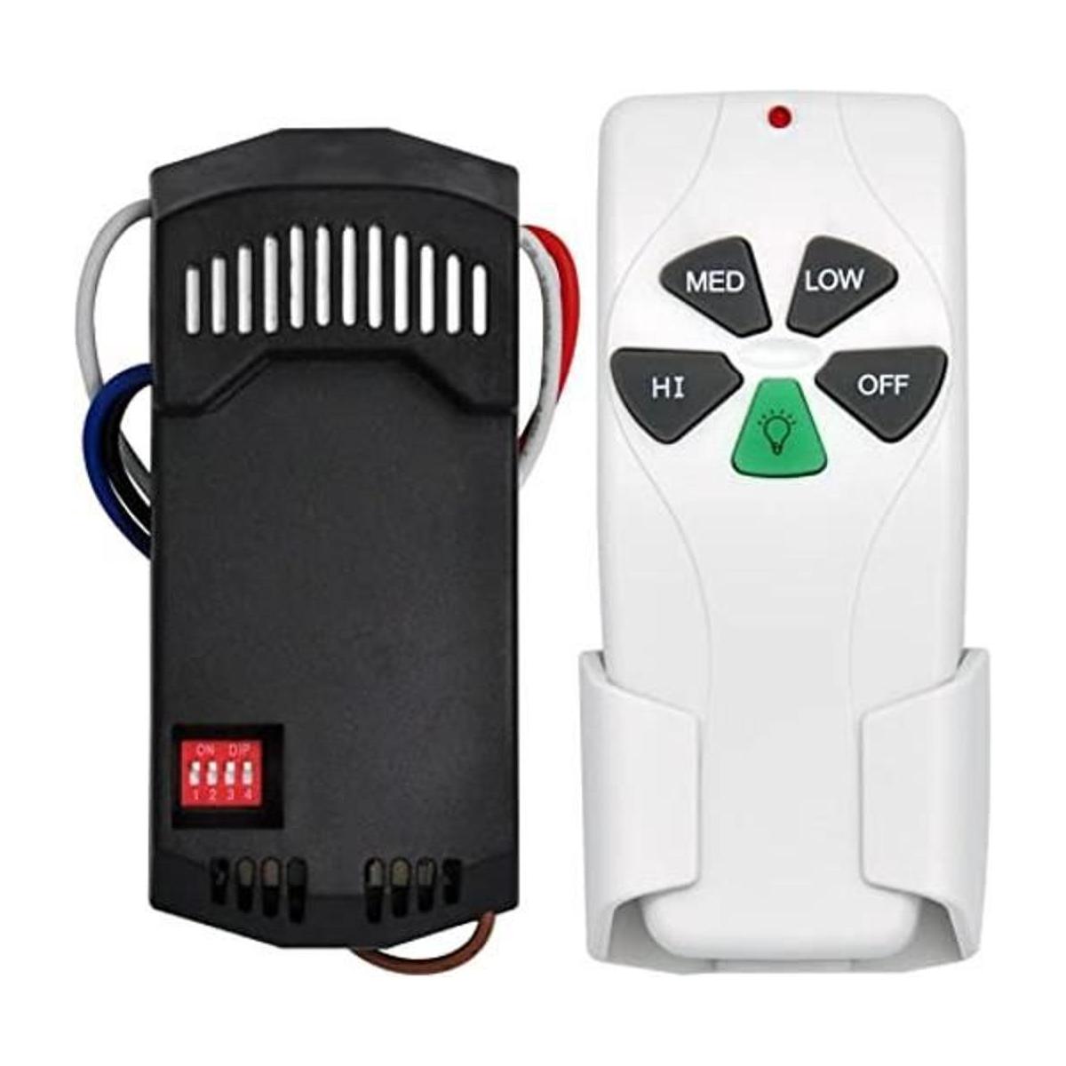 Kit de control remoto y receptor de ventilador de techo