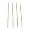 yueton Cadena de 0.079 in con diamantes de imitación de
