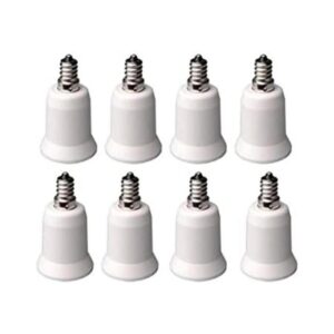 yueton Pack de 8 E12 Candelabro Tornillo para E26E27_1