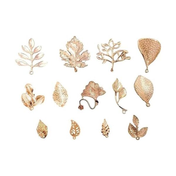 yueton 13pcs bañado en oro de estilo diferente forma de_3