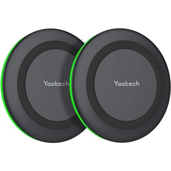 Yootech Paquete de 2 cargadores inalámbricos 10 W máx de_1