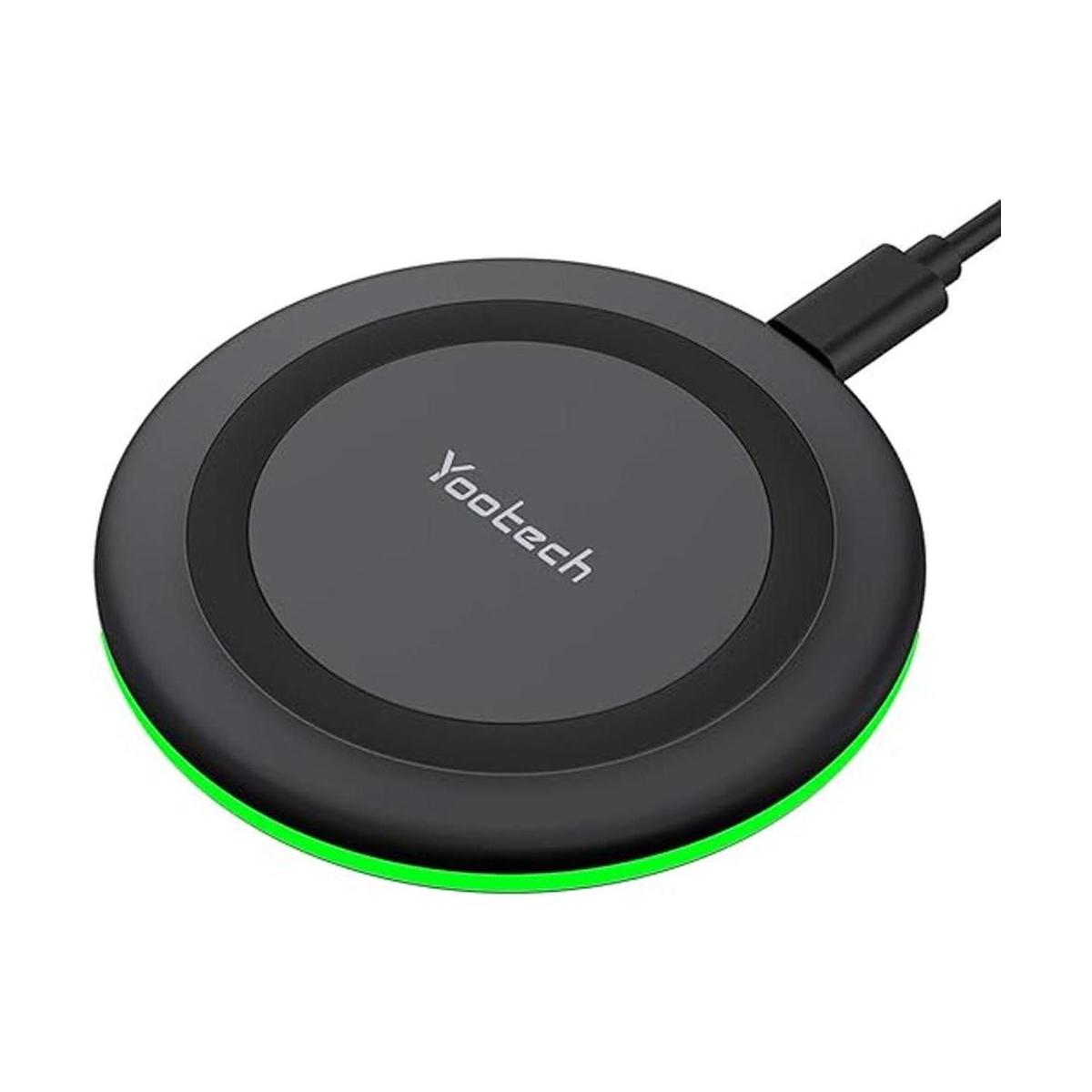 Yootech Cargador inalámbrico certificado QI 7.5 W