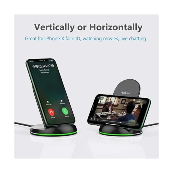 Yootech Cargador inalámbrico soporte de carga inalámbrico_5