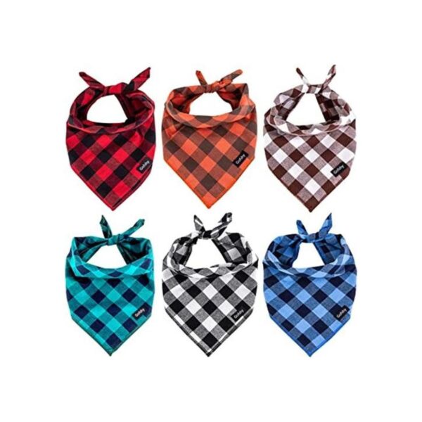 Gofshy Bandanas para perro 6 unidades regalos para