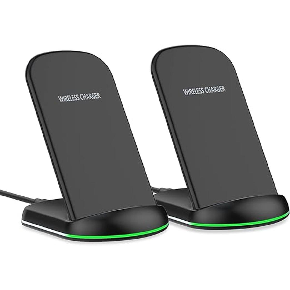 Yootech Paquete de 2 cargadores inalámbricos soporte de