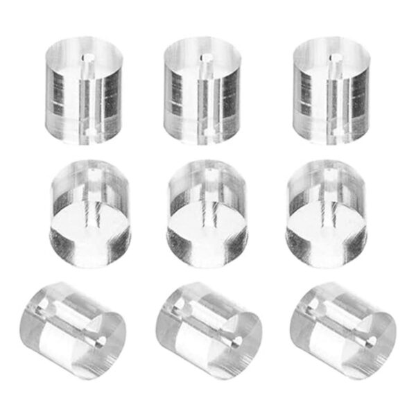 Parte trasera para aretes de gancho 344 piezas de goma