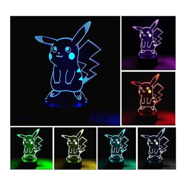 yiwoo Luz nocturna LED de ilusión 3D luz nocturna de_3