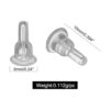 Parte trasera de aretes de silicona transparente 150_5