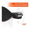 Luz solar recargable por USB sensor de ondas con batería_2