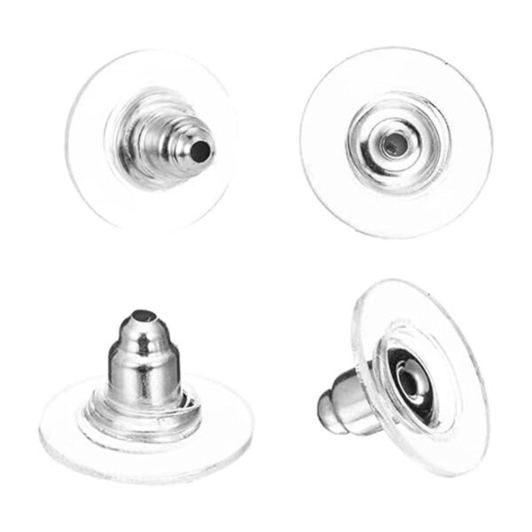 Parte trasera para aretes de gancho 344 piezas de goma