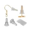 Parte trasera de aretes de silicona transparente 150_1