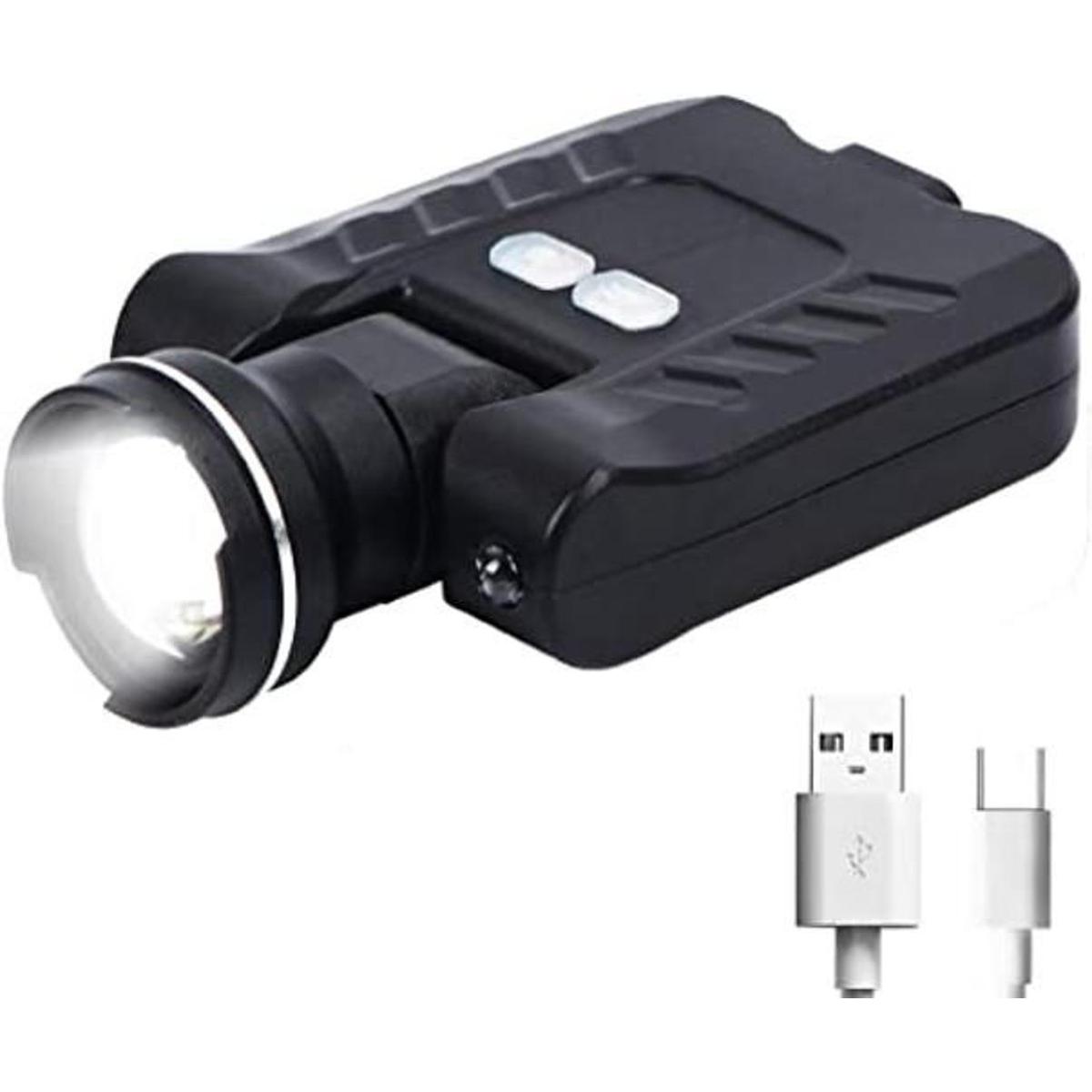 FISHNU 7007 Linterna frontal de tapa con zoom T6