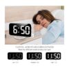Reloj despertador digital pantalla LED grande Lamisola 2_3