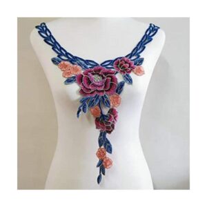 1 pieza de collar colorido para manualidades flores_1
