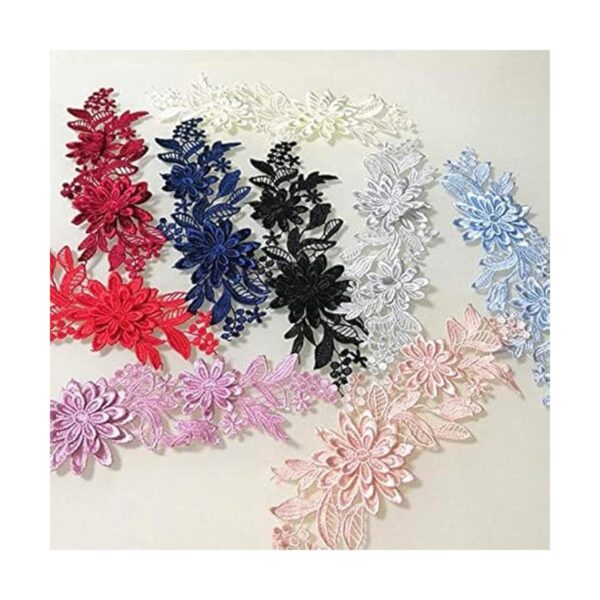 1 par de flores tridimensionales bordadas solubles en agua_3