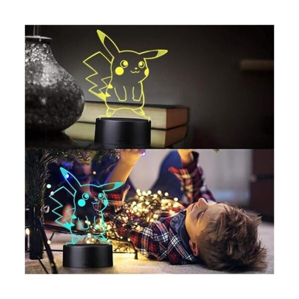 yiwoo Luz nocturna LED de ilusión 3D luz nocturna de_4
