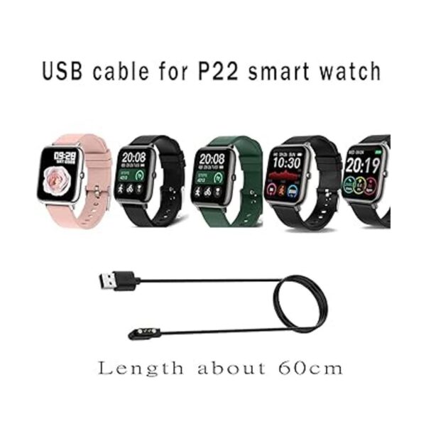 Cable USB para reloj inteligente Donerton P22 KW10 KW20_2