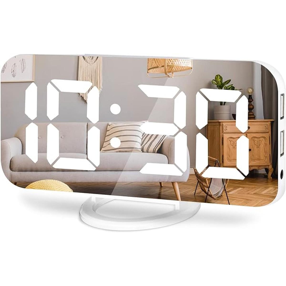 Reloj despertador digital pantalla LED grande Lamisola 2