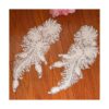 Bordado de flores 3D adorno de encaje apliques de boda_3