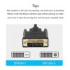 XMSJSIY Cable adaptador micro HDMI a DVI conector de_2