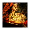 Yeuago Mason Jar Paquete de 12 luces solares de_2