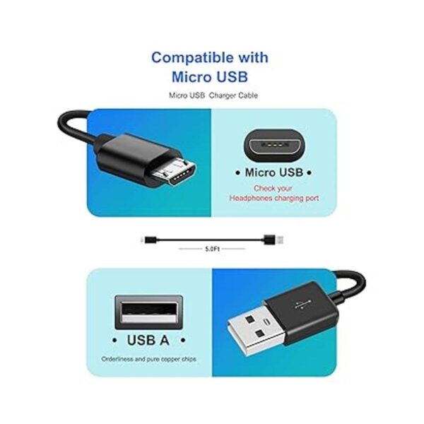 Cable de carga rápido de 5 pies para Alcatel Go Flip Go_2